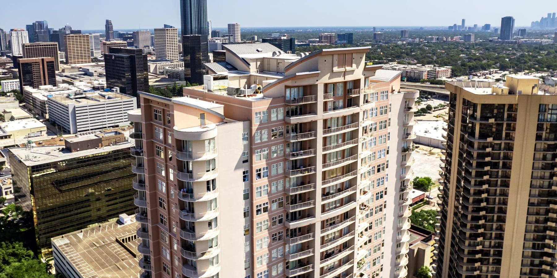 The Mark high-rise exterior in Houston's Galleria area